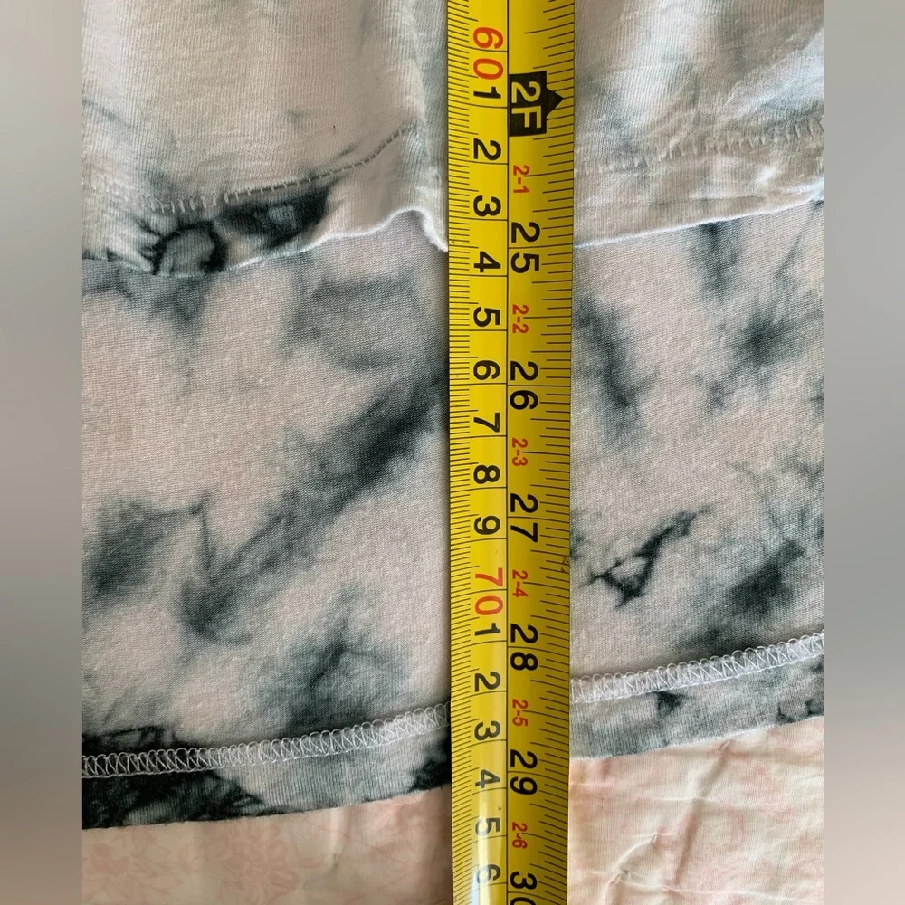 American Eagle AEO Soft & Sexy T-Shirt Short Sleeve Tie Dye Blue White Women’s L - Picture 10 of 12